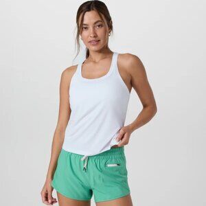 NWT Vuori Lux Racerback Tank | Color: White, Size: Small